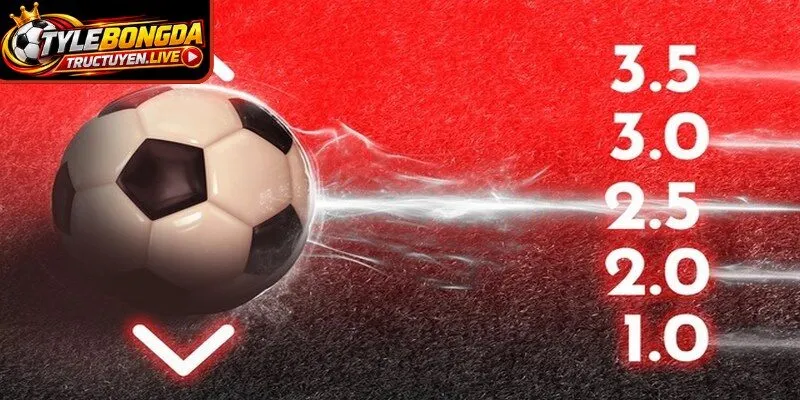 Kèo Tài Xỉu được tính theo tổng số bàn thắng của cả hai đội